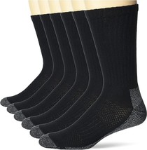 Hanes  6-Pack Men&#39;s Work Socks, Size 6-12 - $22.01