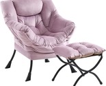 Givjoy Lazy Chair And Ottoman: A Spacious Accent Lounge Chair, And Dorm ... - $220.92
