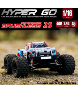 RC Brushless Monster Truck High Speed 4WD Off Road Basher Car 27+mph Met... - $192.06 CAD