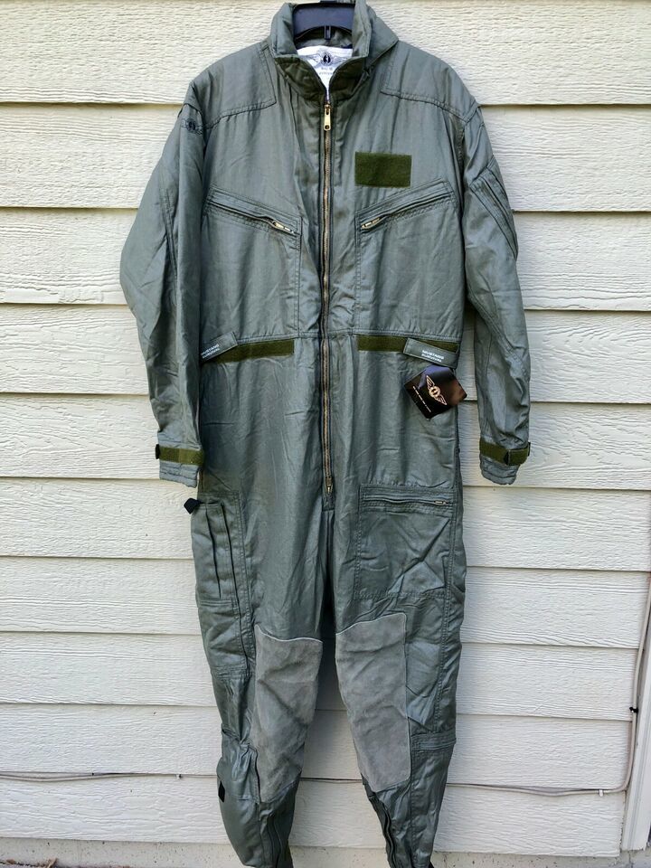 NEW MUSTANG SURVIVAL MAC-10 AVIATION NOMEX FLIGHT SUIT COVERALLS - LARGE... - $794.75