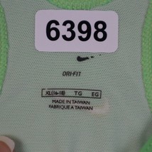 Nike Dri Fit Athletic Tank Top Adult XL 16-18 Green Lightweight Racerbac... - $25.72