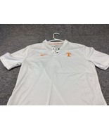 Tennessee Volunteers Shirt Mens Small Nike  Dri -Fit White Henley . - £12.36 GBP