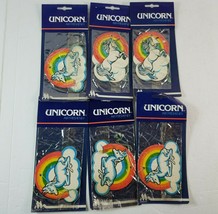 Vintage Lot 6 Baby Unicorn Rainbow Cloud Air Fresheners Lying Down New O... - £27.68 GBP