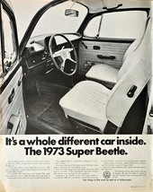 VOLKSWAGEN OF AMERICA - 1973 Super Beetle - 1972 VTG Print AD - $204.13 MXN