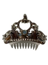 Disney Princess Doll silver And blue Tiara Crown Replacement - $9.89