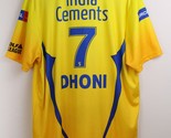 Chennai Super Kings Dhoni Official Reebok IPL Premier League Shirt Size XXL - $49.49
