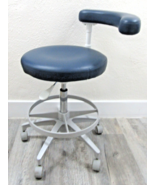 A-Dec 422 Dental Assistants Stool Blue with Arm Support - $7,180.35 MXN