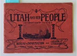 1903 antique UTAH tourist GUIDE history illus rr kenyon hotel telephone ... - $47.03