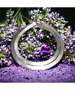 Vintage marked Milor 925 Italy sterling silver flat snake chain necklace... - €97,78 EUR