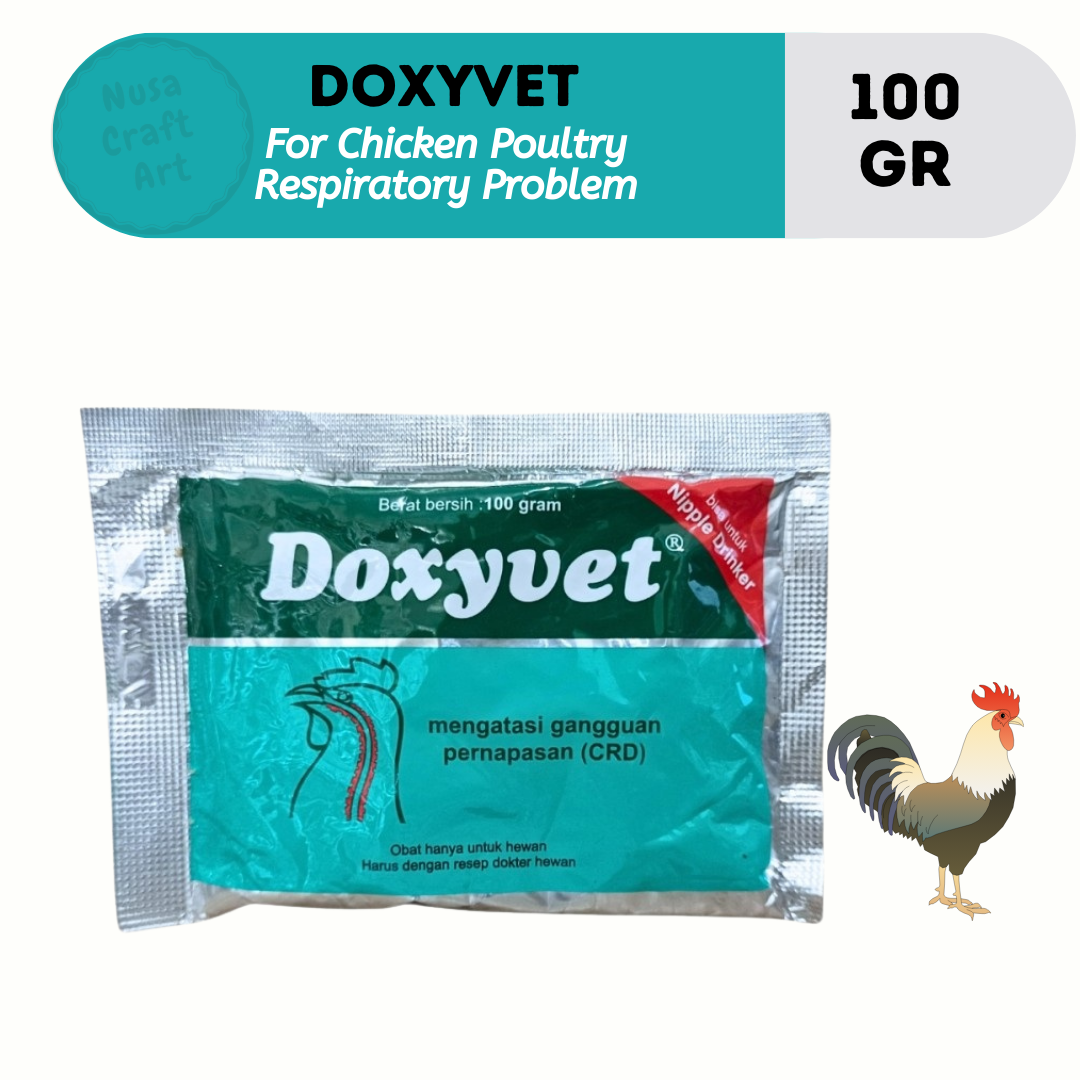 Doxyvet Respiratory Snoring Treatment for Poultry / Chicken 100gr - $27.50
