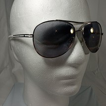 Nanette Aviator Sunglasses White &amp; Silver &quot;Gwynn&quot; - Sexy Modern Stylish - £23.14 GBP