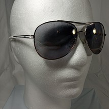 Nanette Aviator Sunglasses White &amp; Silver &quot;Gwynn&quot; - Sexy Modern Stylish - £23.08 GBP