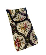 Needlepoint Eyeglasses Case Glasses Handmade Vintage Cottagecore Romanti... - $27.61
