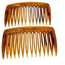 Goody Brown Tortoiseshell Barrettes And Hair Combs Vintage Lot Of 11 France - £26.73 GBP
