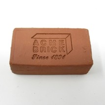 Vtg Advertising ACME Brick Miniature Salesman Sample Promo Paperweight McQueeney - $14.84