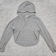 Free People Movement Hoodie Womens XS Gray Cut Out Back Long Sleeve Work... - $28.66