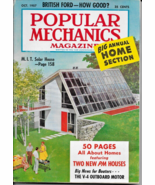 Popular Mechanics Magazine October 1957 M.I.T. SOLAR HOUSE BRITISH FORD ... - $13.37 CAD