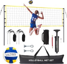 Volleyball Net Outdoor - Includes 32X3 Feet Regulation Size Net, 8.5-Inc... - $52.25