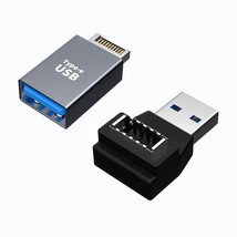 Usb 3.0 Type A To Type E Extension Adapter , Key-A Type-E Male Port To Usb A Fem - £13.36 GBP