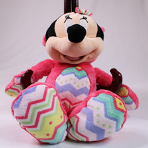 Mickey Mouse Easter Pink Bunny Stuffed Plush Animal By Disney  Colorful Sweet - £8.46 GBP
