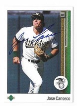 Jose Canseco 1989 Upper Deck #659 Signature Autograph Card - $23.38