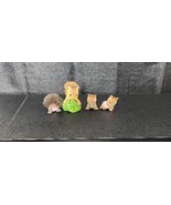 Vintage 1985 Sylvanian Families Calico Critters SQUIRREL Baby Hedgehog Lot of 4 - $39.99
