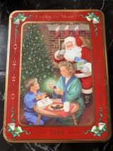 1991 Oreo Collectible Christmas Tin &quot;Waiting For Santa&quot; - $5.82