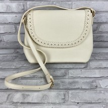 Charming Charlie Crossbody Purse Cream With Gold Accents New Without Tags - £16.19 GBP