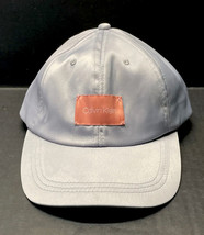 Calvin Klein Hat Women&#39;s Baseball Hat by Adjustable Satin Grey *READ* - £6.42 GBP