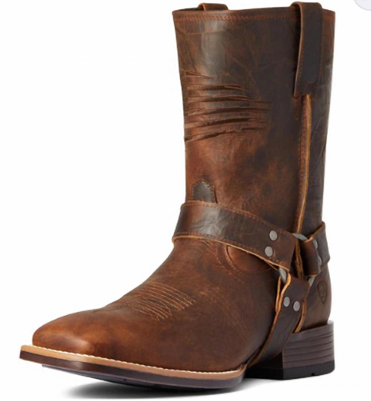Ariat men&#39;s harness patriot ultra western boots Brown - $129.00