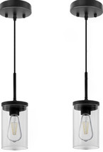 Pendant Light Single Pendant Lighting for Kitchen Island Adjustable 2 pack - £23.73 GBP