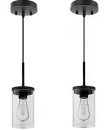 Pendant Light Single Pendant Lighting for Kitchen Island Adjustable 2 pack - $29.69