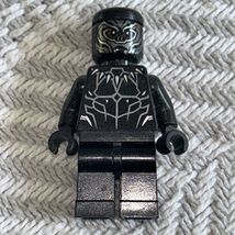 Black Panther T'Challa Minifigure, Marvel Super Heroes Avengers, SH807 L... - $5.88