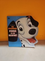 101 Dalmatians Pongo to the Rescue Golden Super Vintage Shape Book 1994 - £4.96 GBP