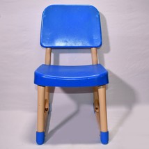 Vintage Fisher Price Blue And Yellow Arts and Crafts Chair 9500 / 9505 0... - $49.49
