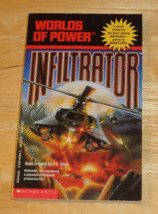 Nintendo Worlds of Power &quot;Infiltrator&quot; Book, NES Video Game Novelization - $12.95