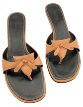 COLE HAAN Women&#39;s Sandals Slip-On Burnt Orange &amp; Black Size 7 $80 - £14.37 GBP