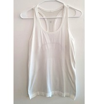 Lululemon 6 Swiftly Tech Racerback Tank Heathered White - £33.81 GBP