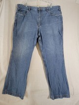 Duluth Trading Co Mens Blue Jeans Denim Cotton Pants Work Ballroom Size ... - $17.72