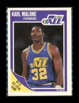 Vintage 1988-89 Fleer Mvp All Star Basketball Card #155 Karl Malone Utah Jazz - £3.94 GBP