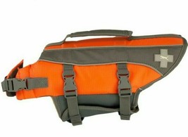 Top Paw Dog Life Vest Safety Jacket Floatation Device Orange Small or Medium - £13.47 GBP