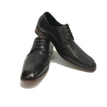 Steven Land Men&#39;s Dark Brown Dress Shoes Oxfords 100% Leather US Size 8 - £71.53 GBP