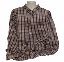 Duluth Trading Co Shirt Mens 2XL XXL Plaid Relaxed Fit Untucked Burgundy... - £17.70 GBP