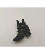 Mattel Barbie Black Platform Chunky High Heels Doll Shoes Studs - Right ... - $2.72