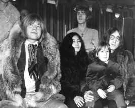 John Lennon, Roger Daltrey Brian Jones Yoko Ono posing together rare 8x10 Photo - $7.99