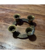 Brass 4 Candle Candlestick Candlestick Williamsburg Pottery - Lightfoot, VA - $289.59 MXN