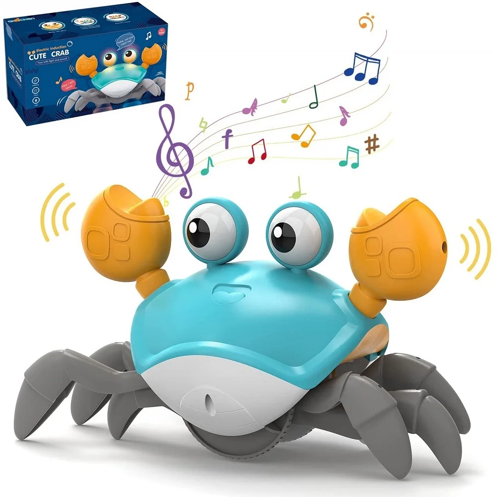 Baby Toys Rechargeable Crab Octopus Electronic Pets Musical Toys Christmas Gift - £20.46 GBP+