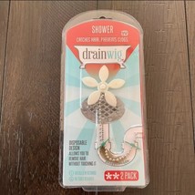 Drainwig Shower Drain Hair Catcher (2 Pack) Brand New Disposable Design - $8.55