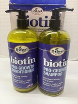 Difeel Biotin Pro-Growth Shampoo &amp; Conditioner Helps Hair Growth 33.8 fl... - $278.74 MXN