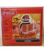 Vintage 2000 Coca-Cola Jukebox Shiny Silver Cookie Jar by Gibson Origina... - £53.71 GBP